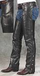 Braided Leather Chaps