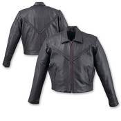 Braided Leather Biker Jacket